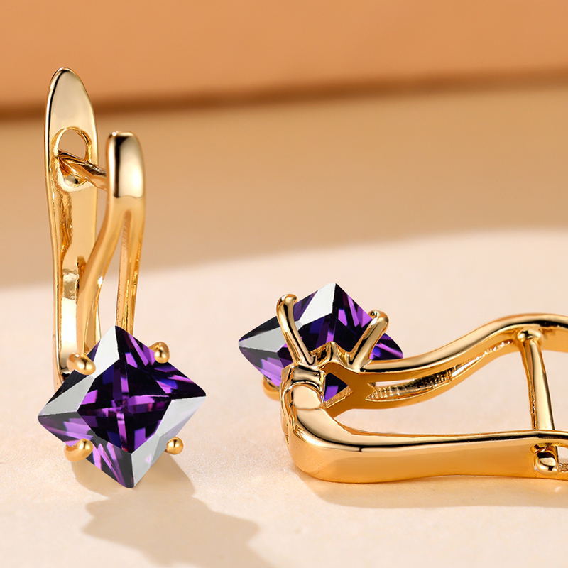 Zephira Crownlight Earrings | Rose Gold