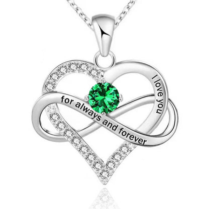Always and Forever Birthstone Necklace