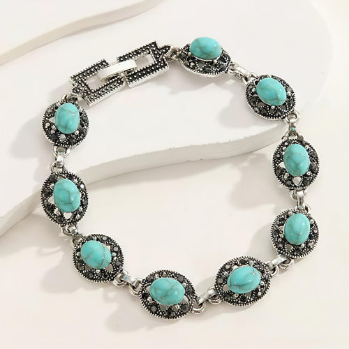 Corvelle Noble Emblem Bracelet | White Gold