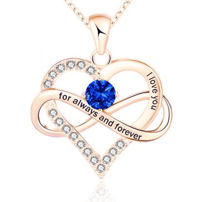 Always and Forever Birthstone Necklace