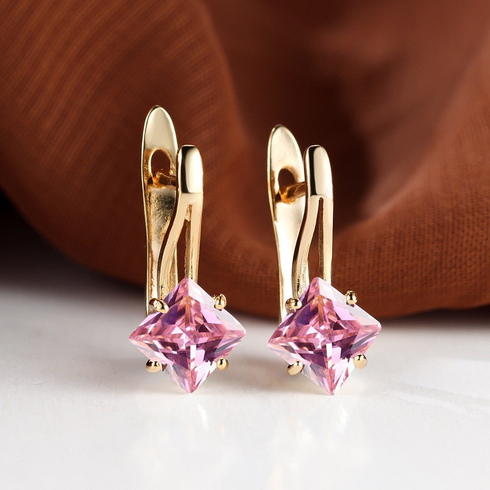 Rosaluxe Crownlight Earrings | Rose Gold