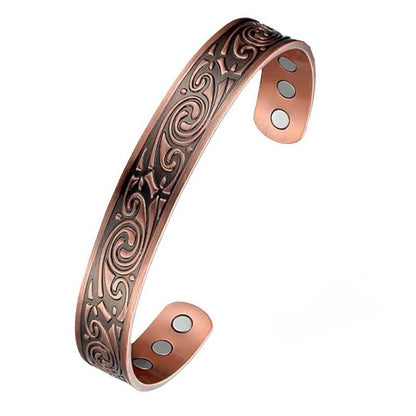 Mystic Scroll Copper Bracelet