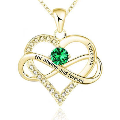Always and Forever Birthstone Necklace