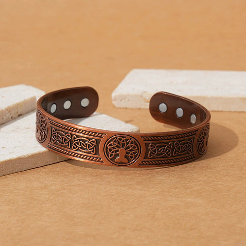 Ancient Knotwork Copper Bracelet