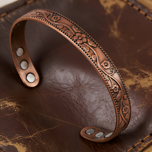Camille Laurel Copper Bracelet