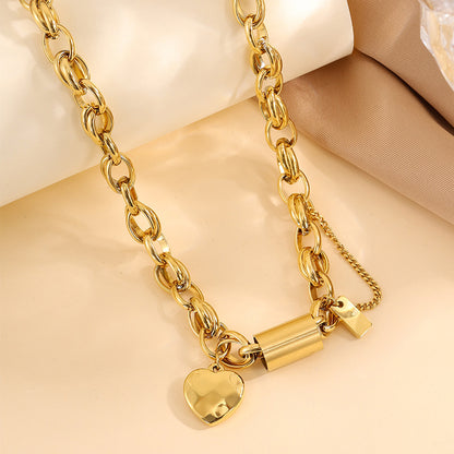 Heartened Chunky Necklace | Gold