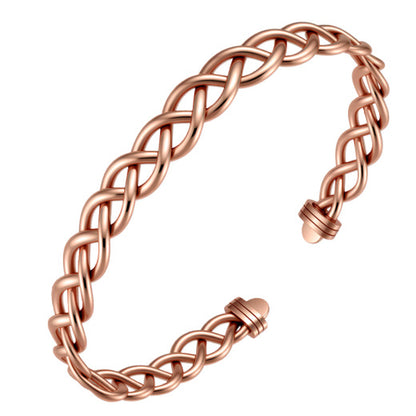 Braided Elowyn Copper Bracelet