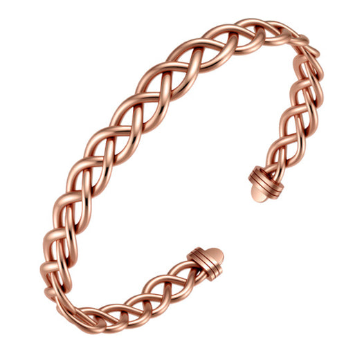 Braided Elowyn Copper Bracelet