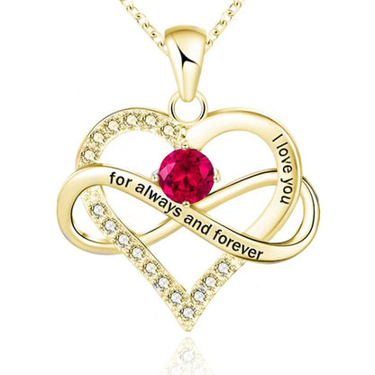 Always and Forever Birthstone Necklace