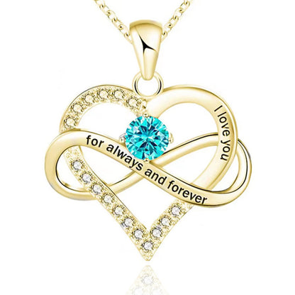 Always and Forever Birthstone Necklace