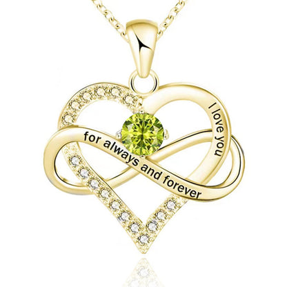 Always and Forever Birthstone Necklace