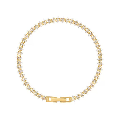 Vionelle Marquise Tennis Bracelet | Gold