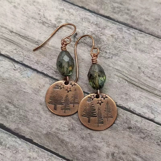 Aspen Pinecrest Copper Earrings