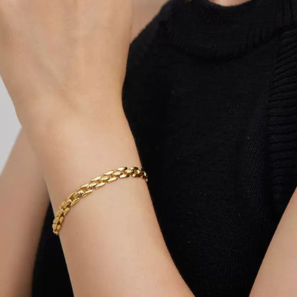 Timepiece Chain Bracelet | Gold