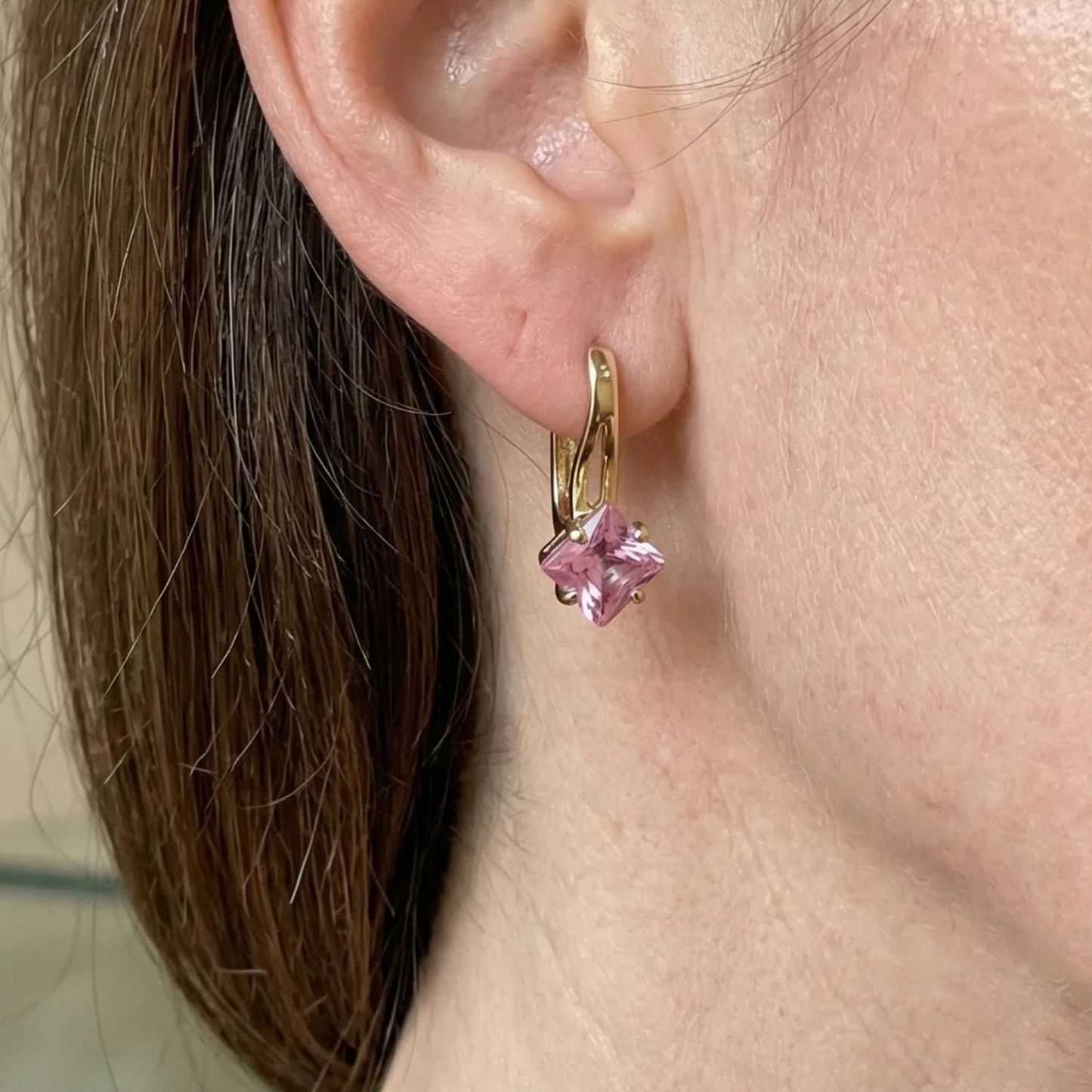 Rosaluxe Crownlight Earrings | Rose Gold