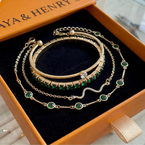 Sorina Feldwyn Bracelet Set | Gold