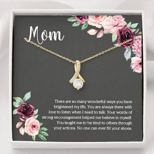 To My Mom - Irreplaceable Love Necklace