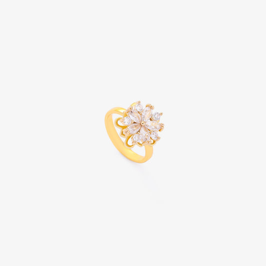 Flora Accent Spinning Ring | Gold