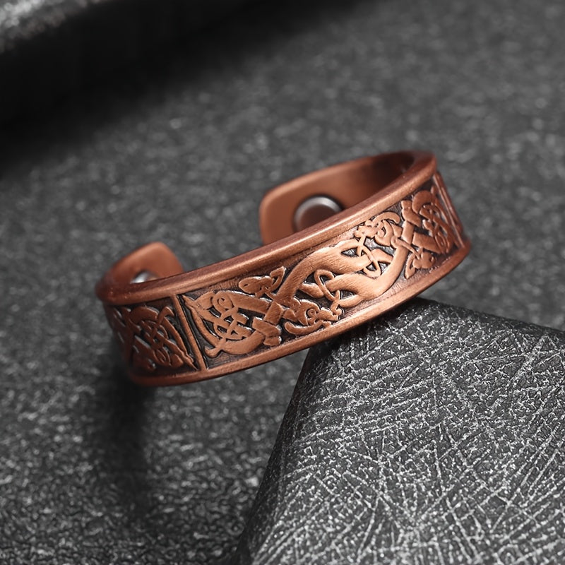 Saoirse Crest Copper Ring