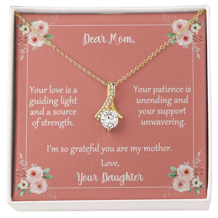 To My Mom - Guiding Light Love Necklace