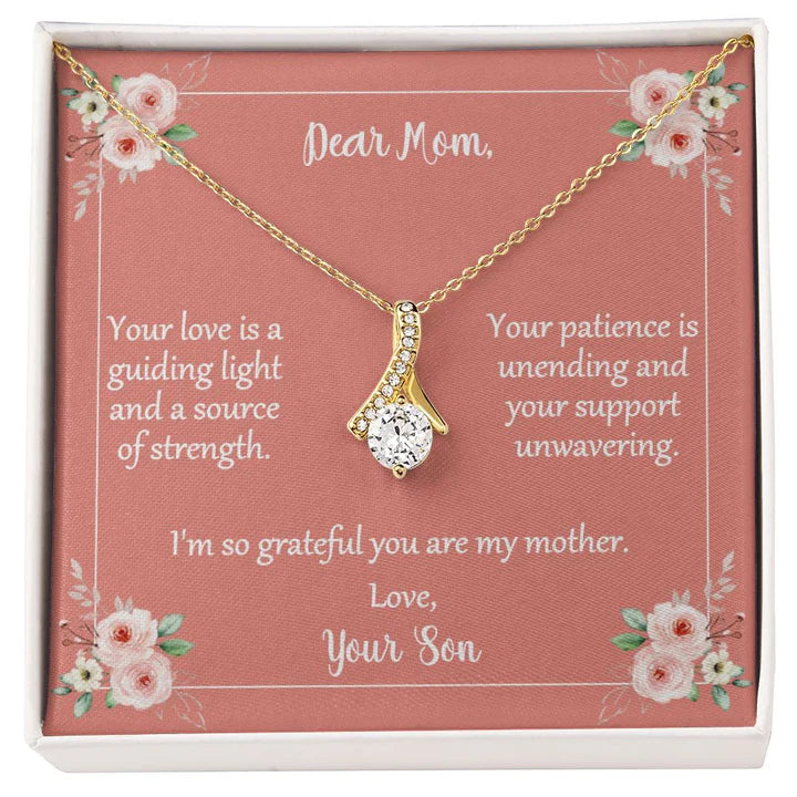 To My Mom - Guiding Light Love Necklace