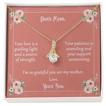 To My Mom - Guiding Light Love Necklace