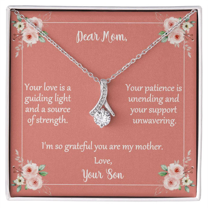 To My Mom - Guiding Light Love Necklace