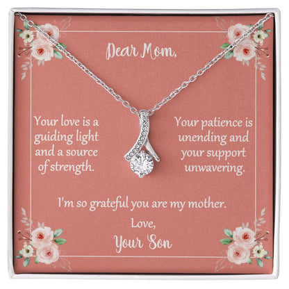 To My Mom - Guiding Light Love Necklace