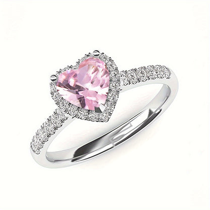 Rosekiss Heart Ring | White Gold