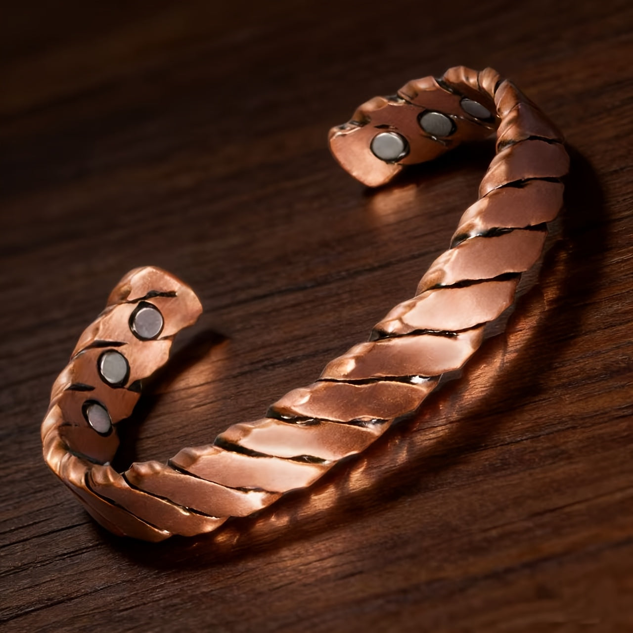Eliana Ridge Copper Bracelet