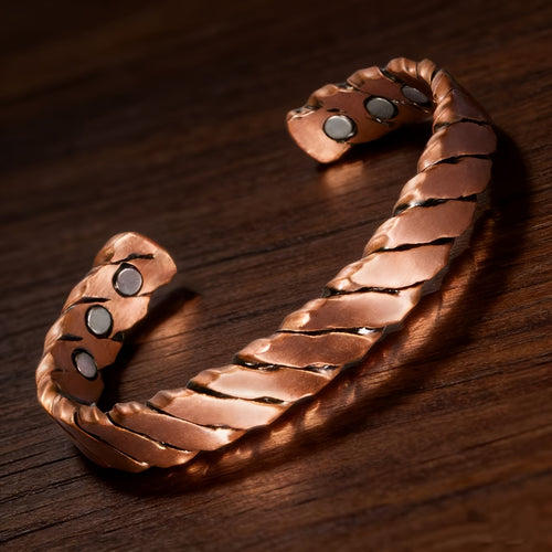 Eliana Ridge Copper Bracelet