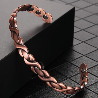 Braided Harmony Copper Bracelet
