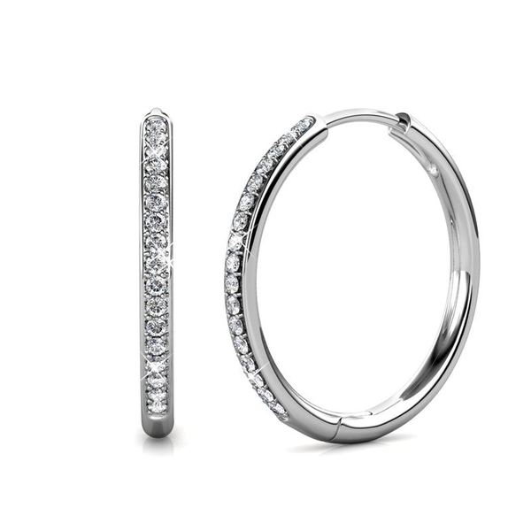 Sorel Pave Earrings in rose gold