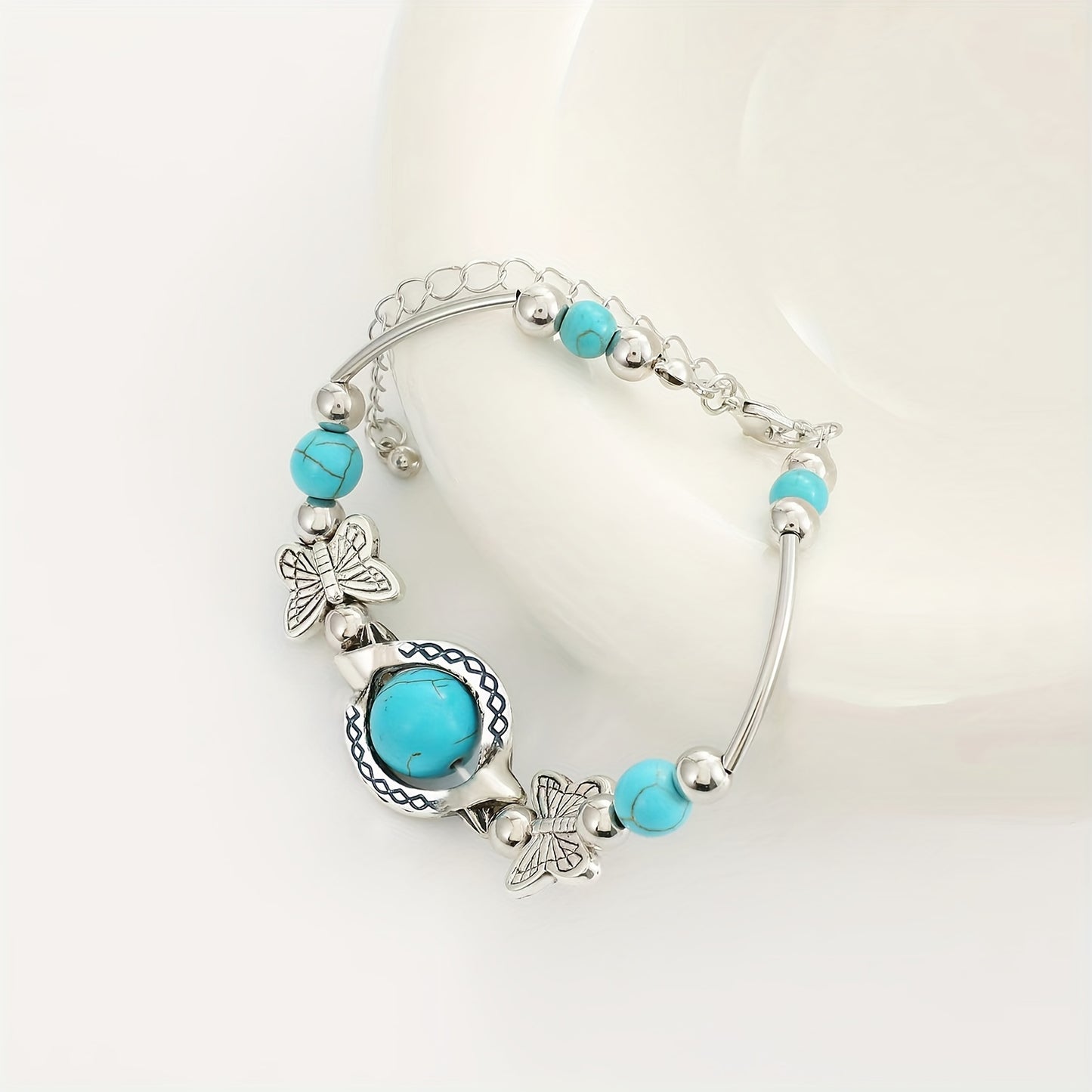 Oasis Butterfly Drift Bracelet | White Gold