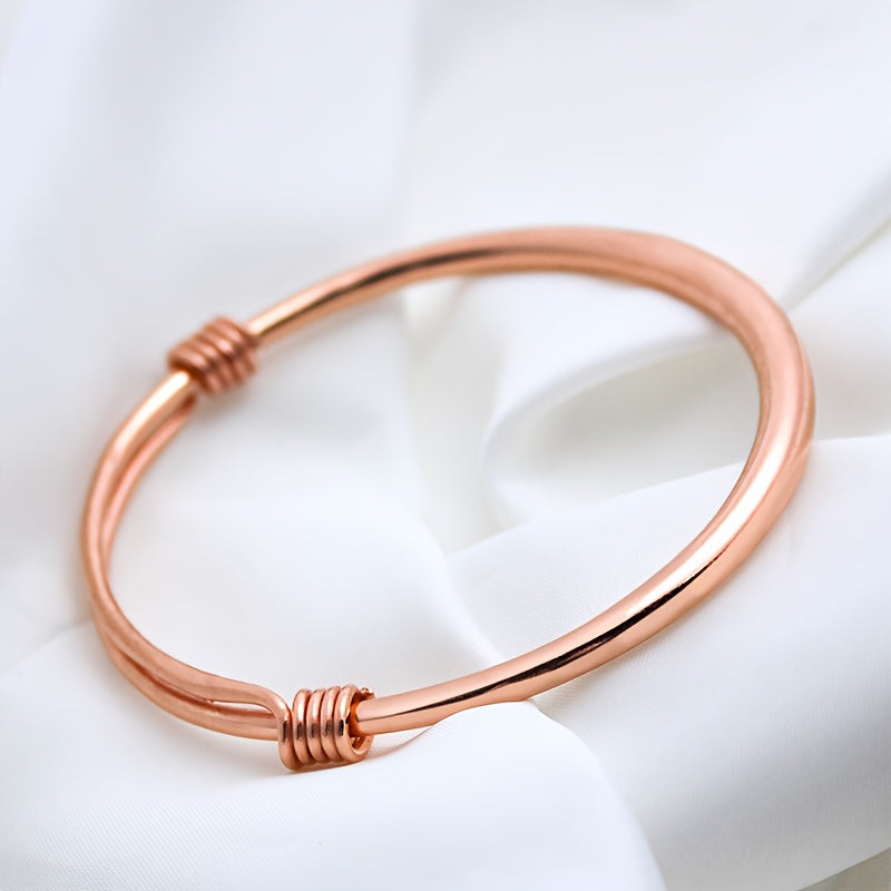 Serene Twist Copper Bracelet