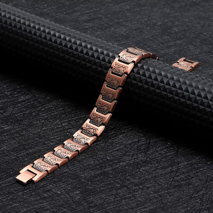 Ariadne Heritage Link Copper Bracelet
