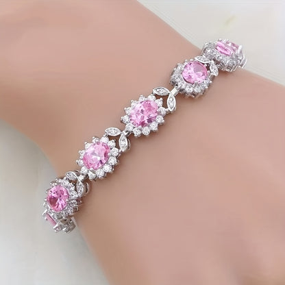 Iridessa Pinkthorn Bracelet | White Gold