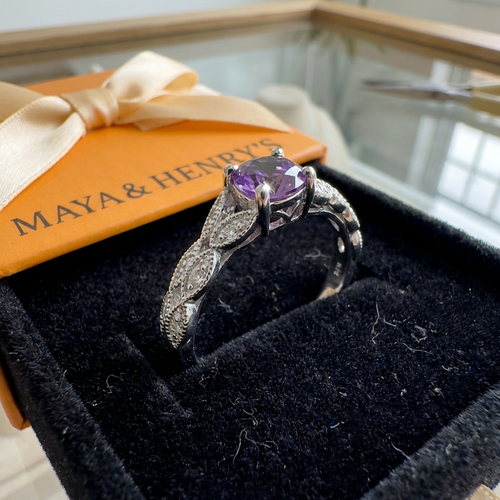 Amelys Fern Ring | White Gold