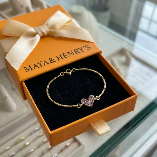 Lilac Love Bracelet | Gold