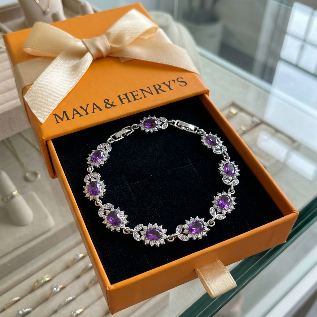 Iridessa Violetthorn Bracelet | White Gold