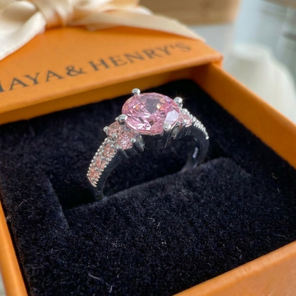 Celia Rosette Ring | White Gold