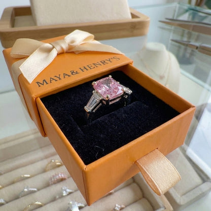 Pink Verve Ring | White Gold