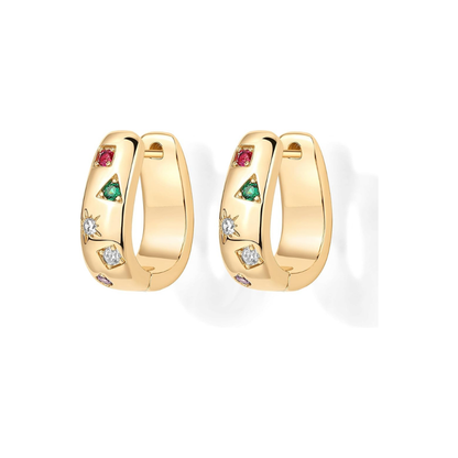 Colorwave Hoops | Gold