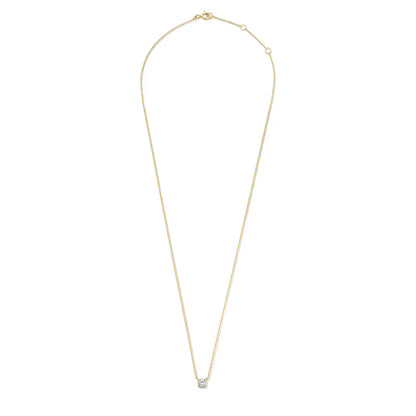 Cléa Moissanite Stone Necklace | Gold