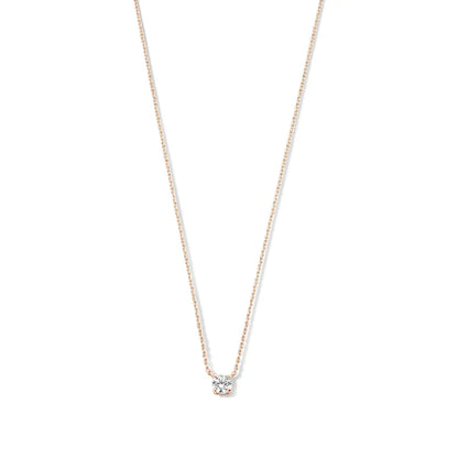 Cléa Moissanite Stone Necklace | Gold